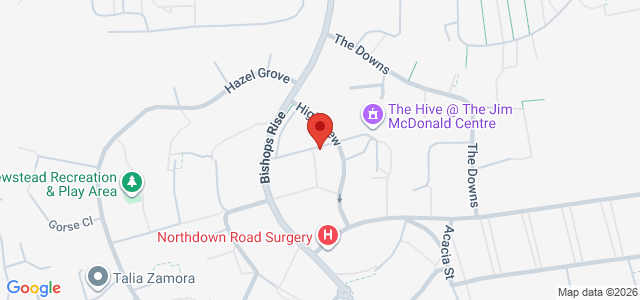 Map showing Max in Hatfield